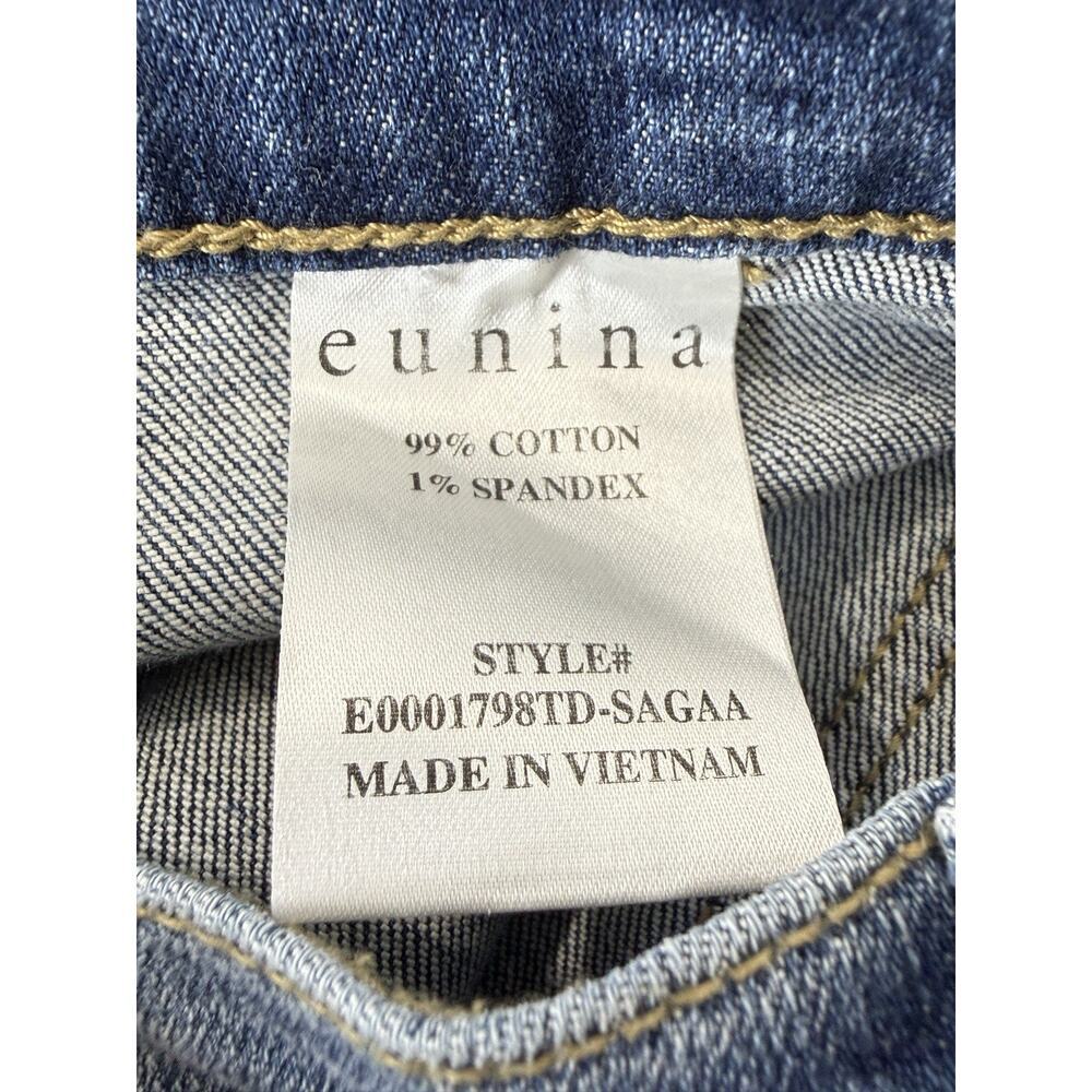 Eunina Women’s Codi Super High Rise Dad Cargo Jeans Straight Leg 3/26W - Picture 8 of 14